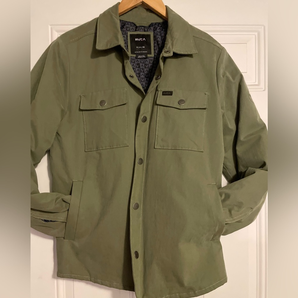 RVCA navy utility jacket men's size small coat